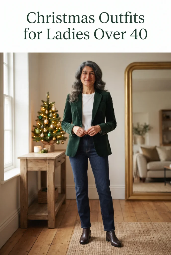 Christmas Outfits For Ladies Over 40: Best Essential Looks for Every Holiday Plan 2 Christmas Outfits For Ladies Over 40