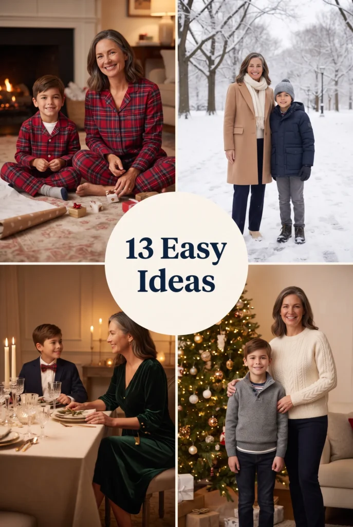 Mommy and Son Christmas Outfits: 13 Proven Ideas, Fabrics, and Mistakes to Avoid 2 13 Mommy and Son Christmas Outfits to Try This Year