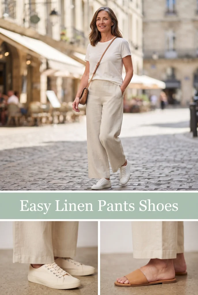 What Shoes to Wear With Linen Pants: Easy Pairs and 5 Mistakes to Avoid 10 Linen Pants With Sneakers and Flats Easy Ideas Over 40