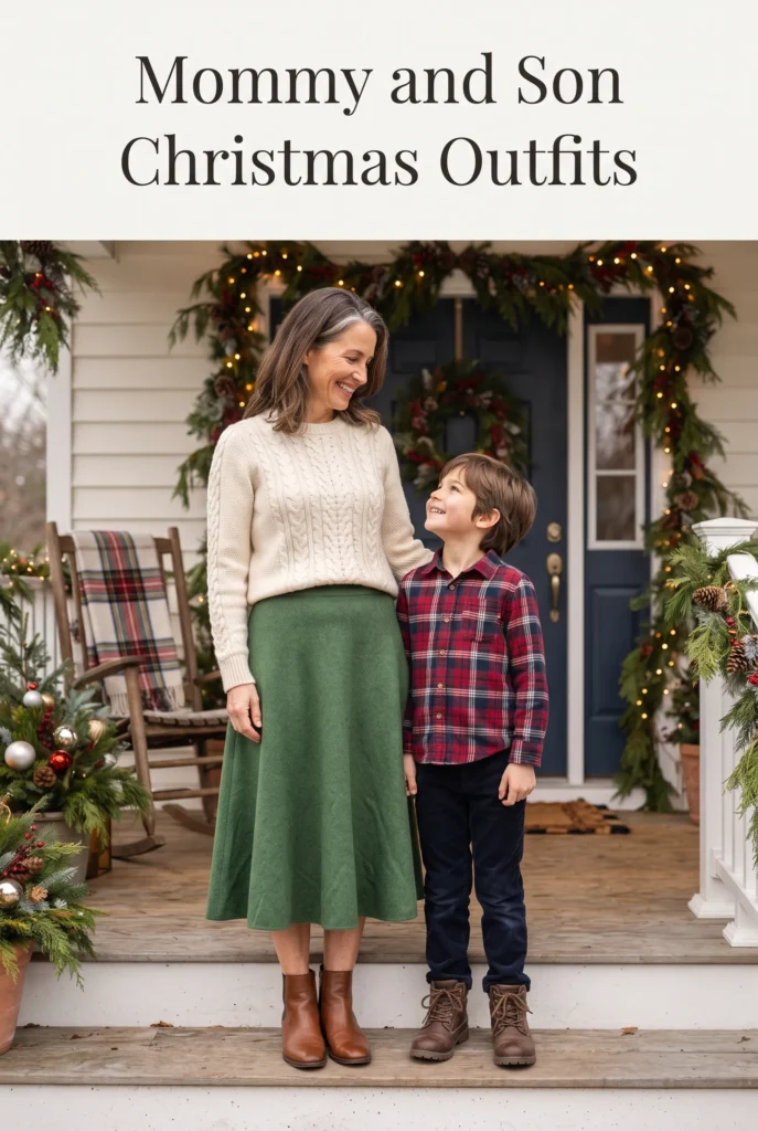 Mommy and Son Christmas Outfits: 13 Proven Ideas, Fabrics, and Mistakes to Avoid 17 Mommy and Son Christmas Outfits Easy Ideas That Coordinate